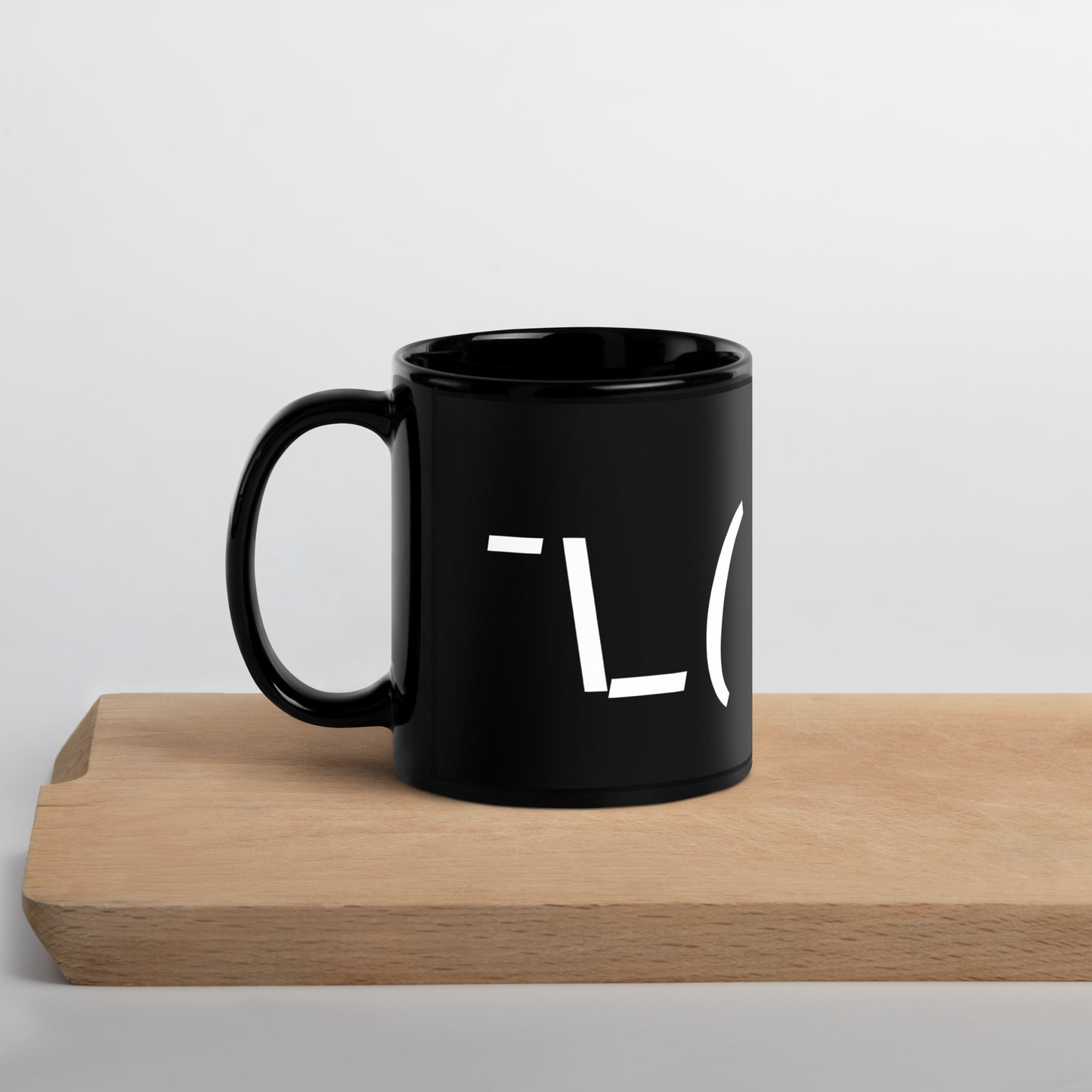 Shruggy Mug - Black Glossy