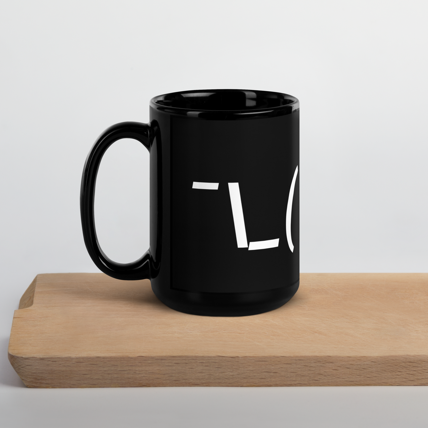 Shruggy Mug - Black Glossy